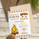 Search for summer bonfire invitations Smores