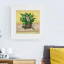Search for flower pot posters Green