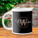 Search for large initial mugs Calligraphy