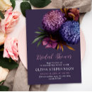 Search for dahlia bridal shower invitations Modern