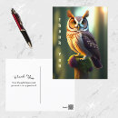 Search for owl bird cards Brown