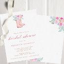 Search for farm bridal shower invitations Pink