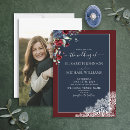 Search for burgundy and blue wedding invitations Trendy