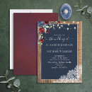 Search for navy blue lace wedding invitations Rustic