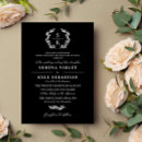 Search for laurel wreath wedding invitations Traditional
