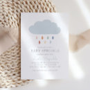 Search for rain invitations baby shower