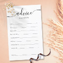 Search for bridal shower advice cards Bride and groom