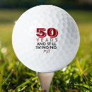 Search for 50th birthday golf balls Golfer