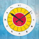 Search for kanji clocks Japanese flag