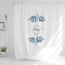 Search for botanical shower curtains Bohemian
