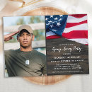 Search for patriotic graduation invitations Soldier