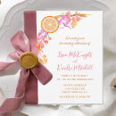 Search for orange fruit invitations Floral