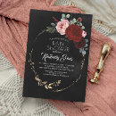 Search for red and black baby shower invitations Gold