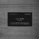 Search for types business cards Black