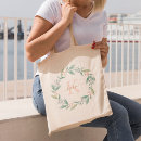 Search for floral wreath tote bags Greenery