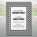 Search for black and white check invitations Chequerboard