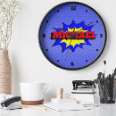Search for superhero clocks Comic