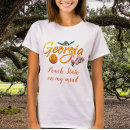 Search for georgia peach tshirts Travel