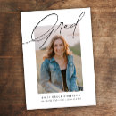 Search for modern college graduation invitations High school college university