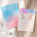 Search for confetti gender reveal invitations Boy or girl
