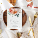 Search for peach rehearsal dinner invitations Botanical