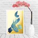Search for koi fish posters Gold