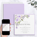 Search for virtual bridal shower invitations Watercolor