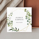Search for eucalyptus business cards Greenery
