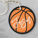 Search for orange and black key rings For him