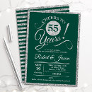 Search for green and silver wedding invitations Typography