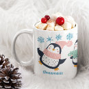 Search for winter penguin mugs Snowflakes
