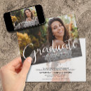Search for casual graduation invitations Trendy handwritten script typography