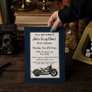 Search for vintage motorcycles invitations For him