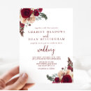 Search for burgundy and blush invitations For her