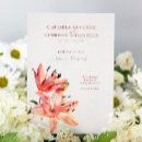 Search for lilly wedding invitations Watercolor