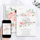Search for peonies birthday invitations Floral