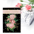 Search for elegant feminine pink roses cards pretty