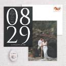 Search for black background save the dates Unique