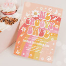 Search for peace love birthday invitations Hippie vibes