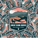 Search for white sands stickers Camping