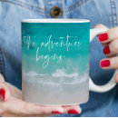 Search for the beach mugs sand