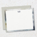Search for contemporary note cards Monogrammed