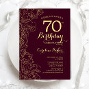 Search for maroon invitations Elegant