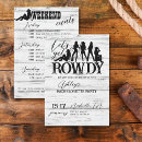 Search for western bride invitations Last rodeo