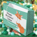 Search for fox gift bags Mint green