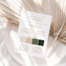 Search for info bridesmaid cards Colour palette