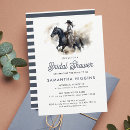 Search for horses bridal shower invitations Elegant