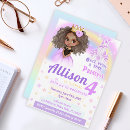 Search for african american princess birthday invitations Girl