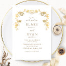 Search for gold leaf wedding invitations Simple