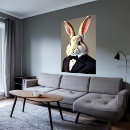 Search for black rabbit art Portrait